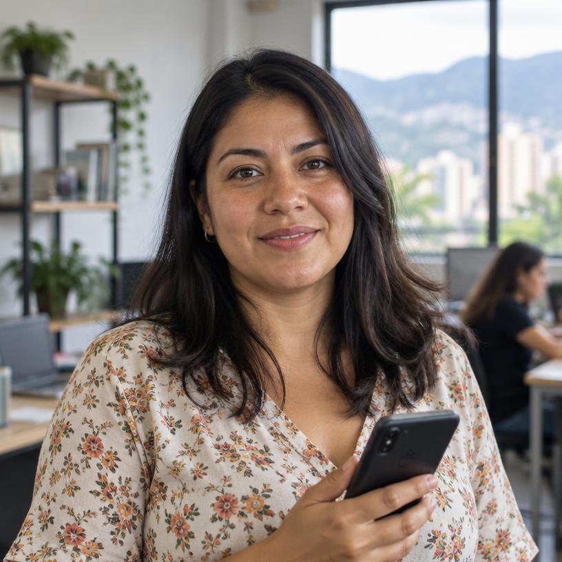 Retrato ilustrativo de un perfil de usuario